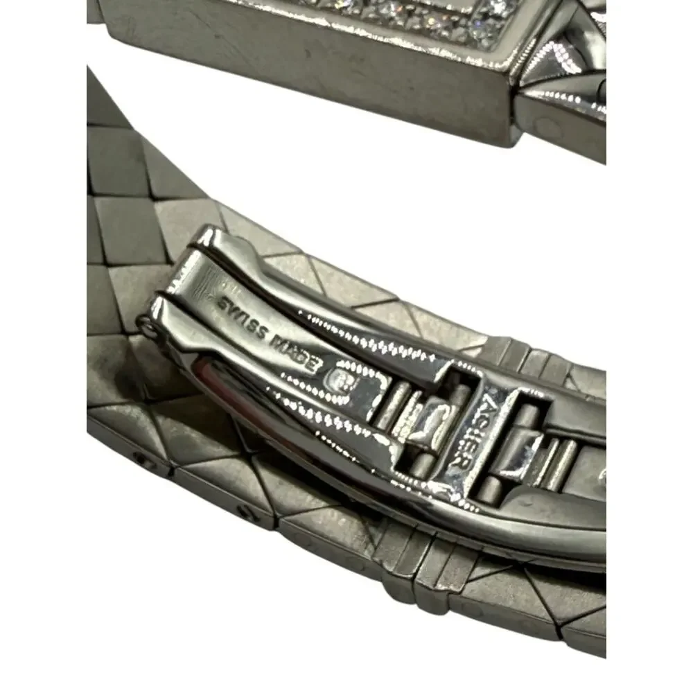 Chanel Matelassé Diamond Bezel Wristwatch